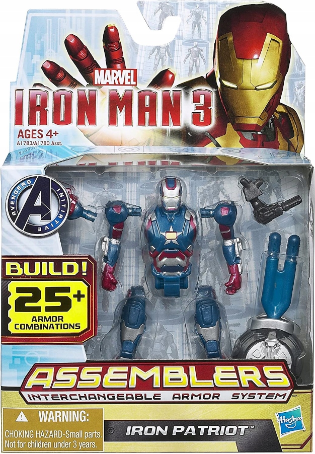 HASBRO IRON MAN 3 IRON PATRIOT FIGURKA ASSEMBLERS Typ figurka