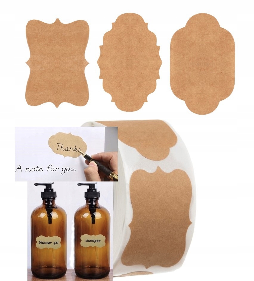 

Naklejki na Świece Przyprawy Etykiety 300