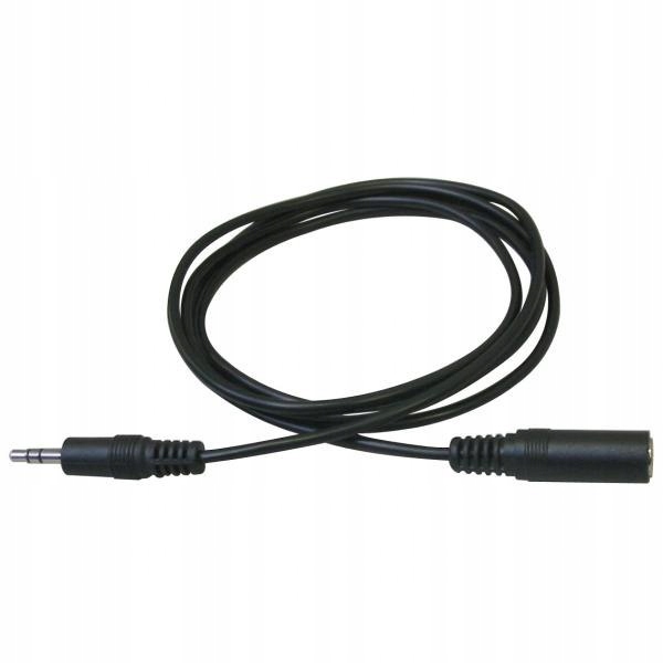 Kabel Jack (3,5 mm) M Jack (3,5 mm) F, 5 m, czarny