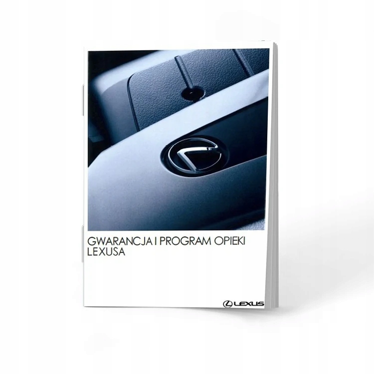 Lexus Polská servisní kniha