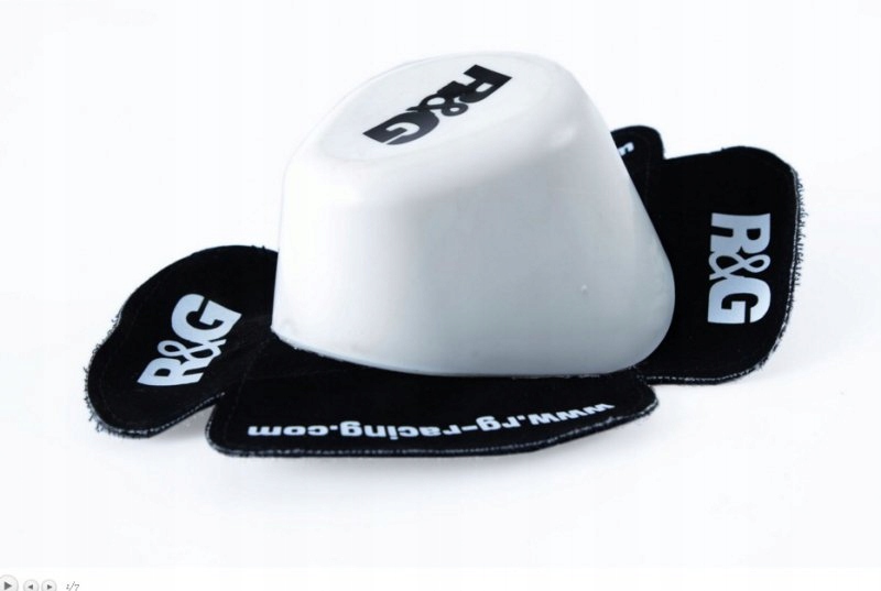Kolenné Posuvníky Rg Racing Wet Style White