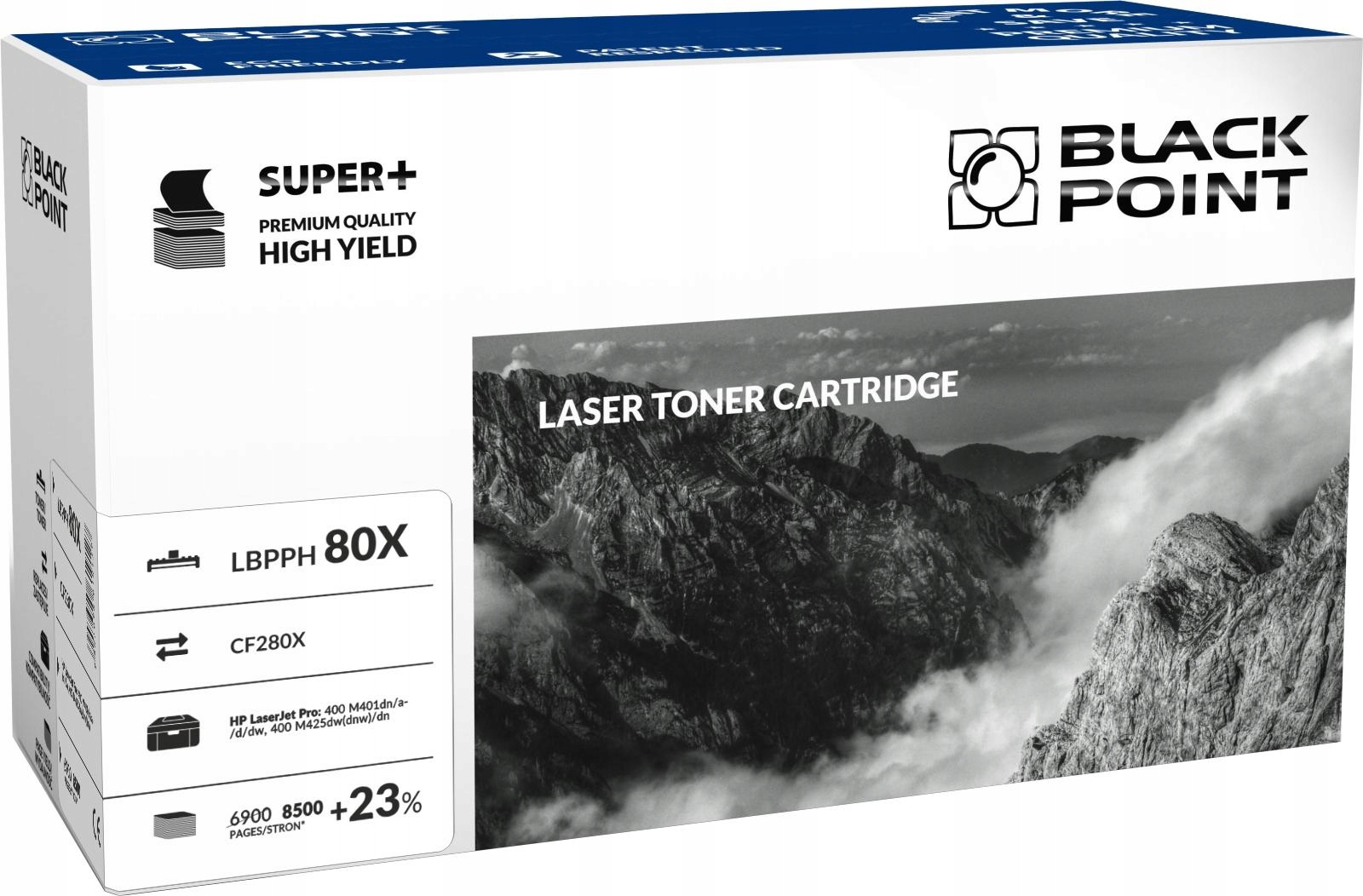 Toner Black Point LBPPH80X do Hp czarny (black)