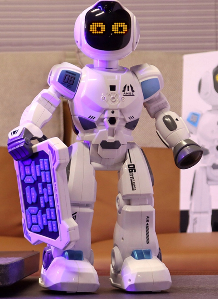 INTERAKTYWNY ROBOT ZDALNIE STEROWANY PROGRAMOWANIE KODOWANIE POLSKI DUŻY Materiał plastik