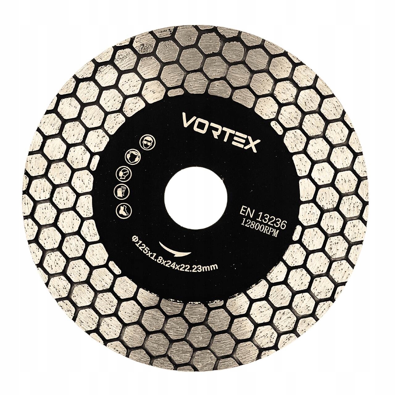 Tarcza Diamentowa Do Cięcia Fazowania Gresu Ukosowania 45 Stopni 125 MM