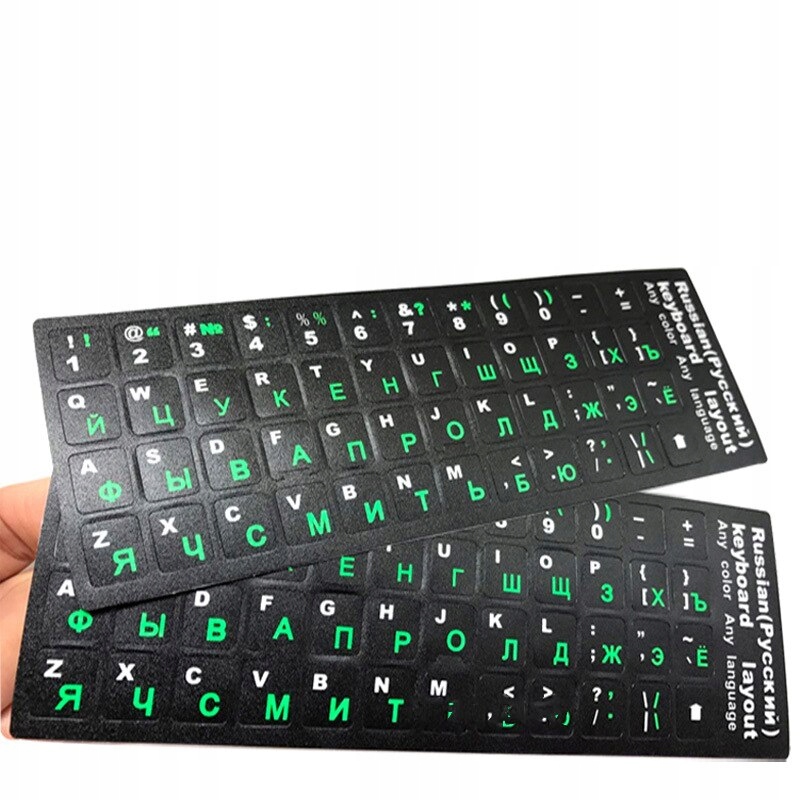 1pc Russian Letters Keyboard Stickers For Notebook Marka Inna