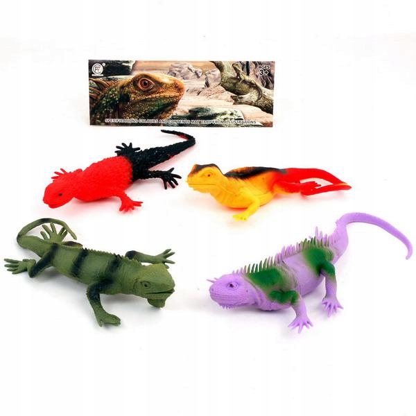 

Jaszczurka Gumowa Zestaw 4SZT 15j