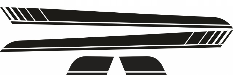 Naklejki na Mercedes Vito, Viano 02 na boki