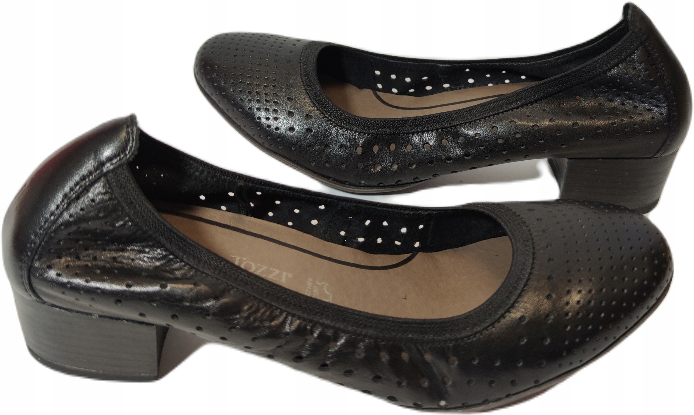 Pohodlné kožené podpatky Marco Tozzi 22309-36 černé 40