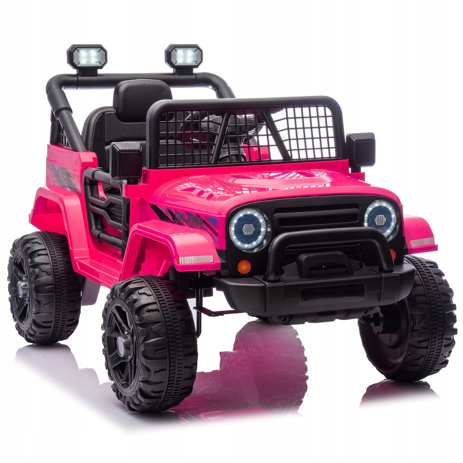 Samochód terenowy różowy sterowany akumulator Różowy Elektryczny dla dzieci