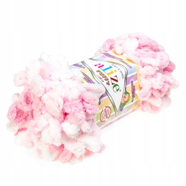 Włóczka Puffy 5863 mix Różowy