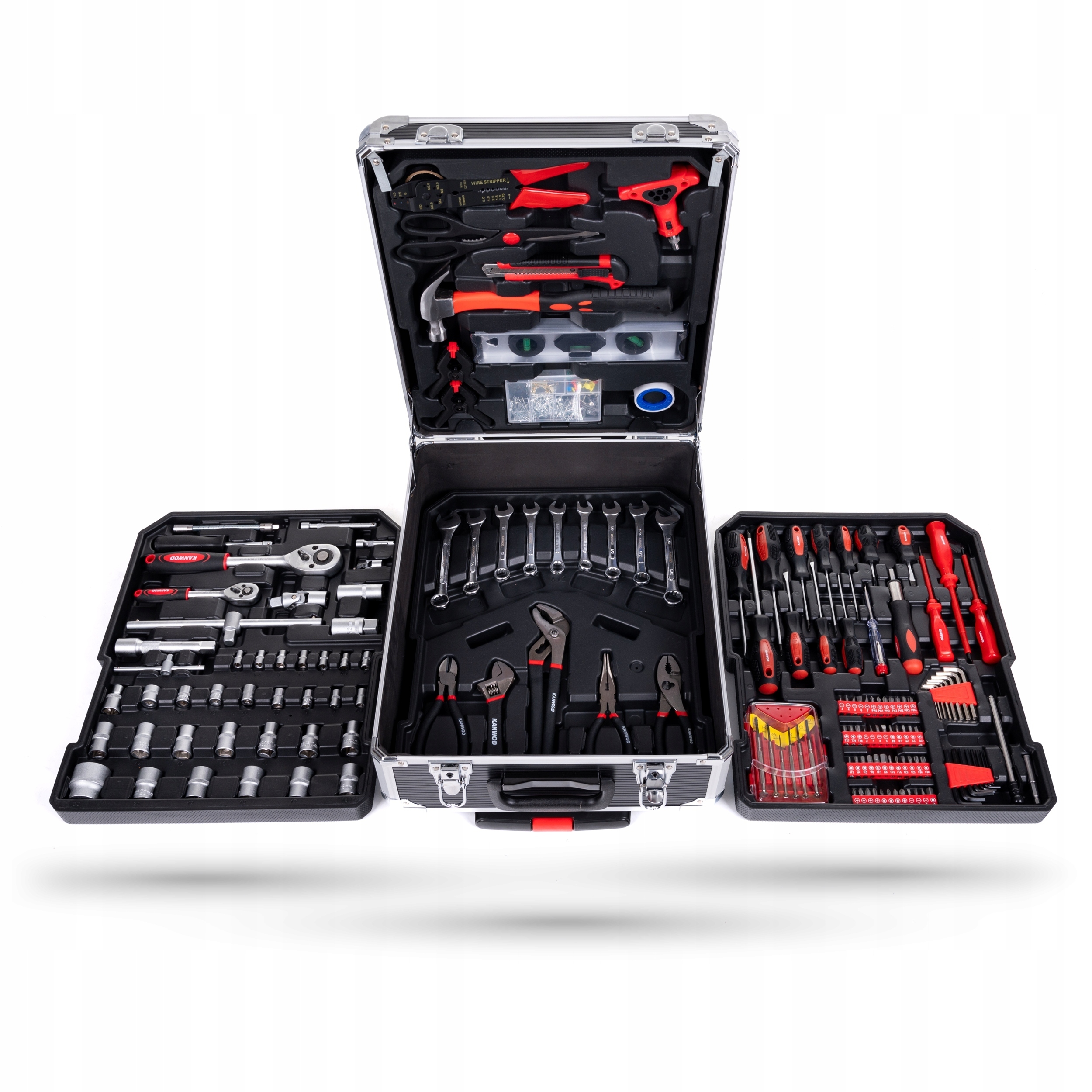 DUŻY ZESTAW NARZĘDZI KLUCZY 1000 el. WALIZKA NARZĘDZIOWA BOGATY PREZENT XXL Marka Lehmann