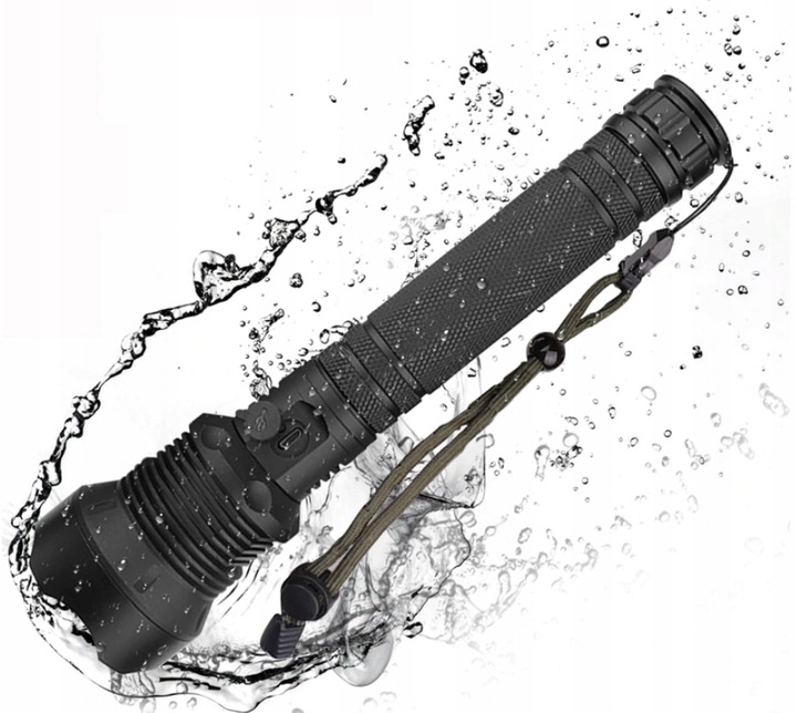 LATARKA TAKTYCZNA MOCNA LED ZOOM USB XHP90 6800mAh EAN (GTIN) 4063624635177