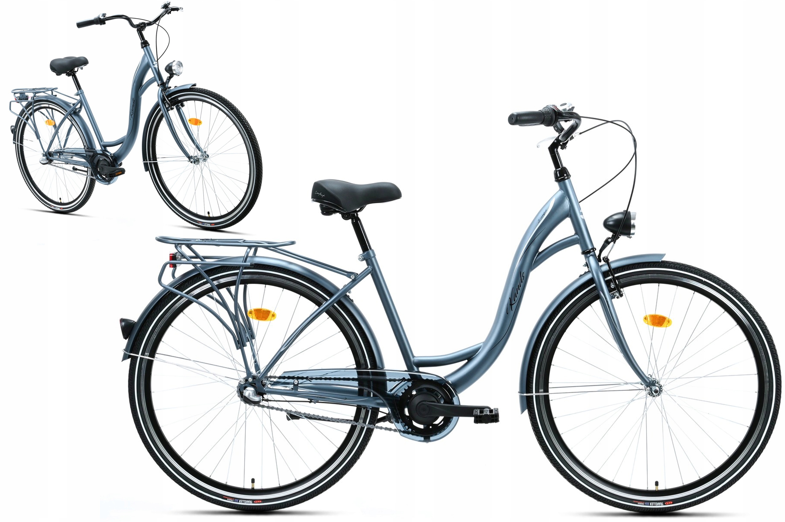 Rower Miejski 28" Kands S-comfort 3BN rama 18" ciemno metaliczny R26