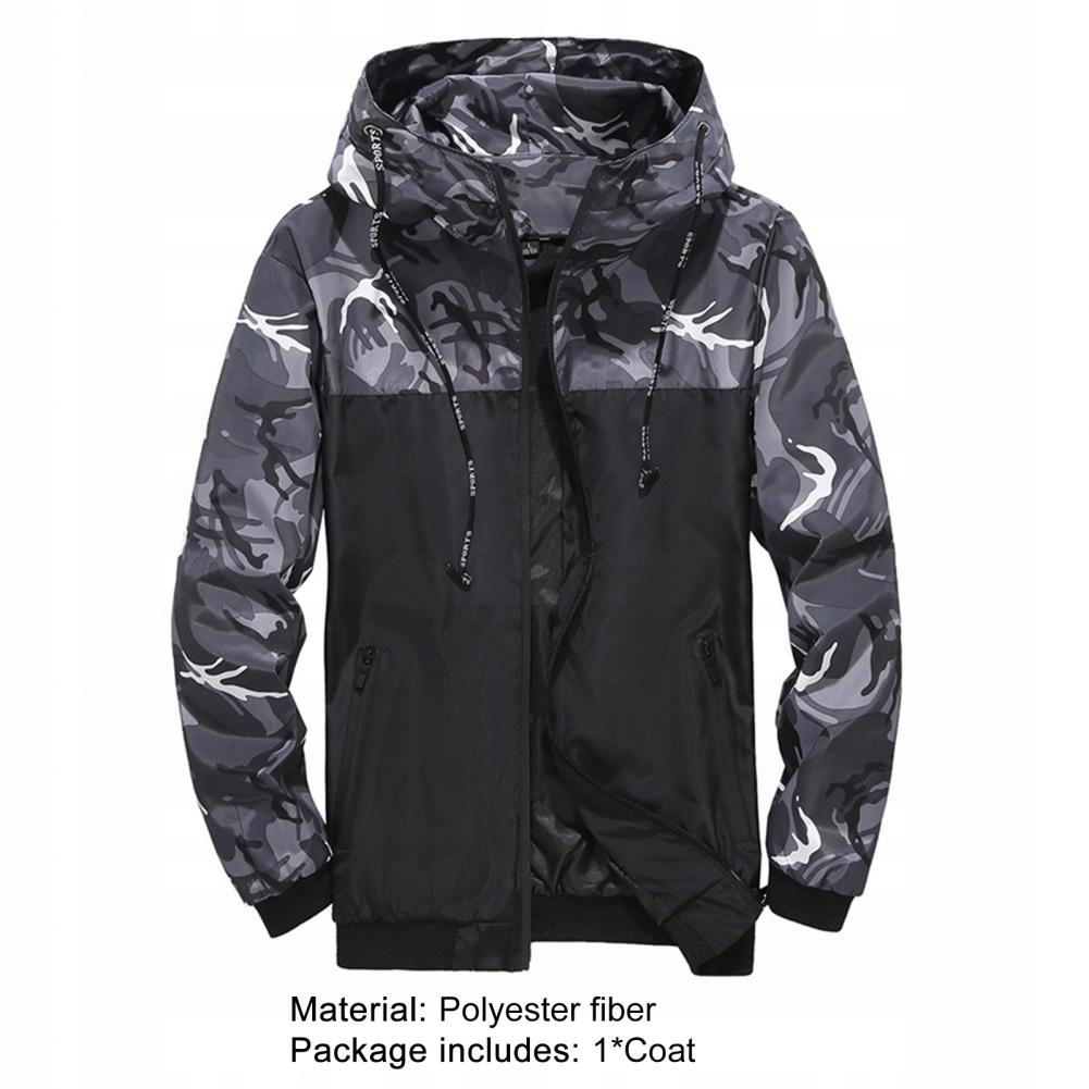 Autumn Coat Camouflage Windproof Waterproof Cardig Linia regular