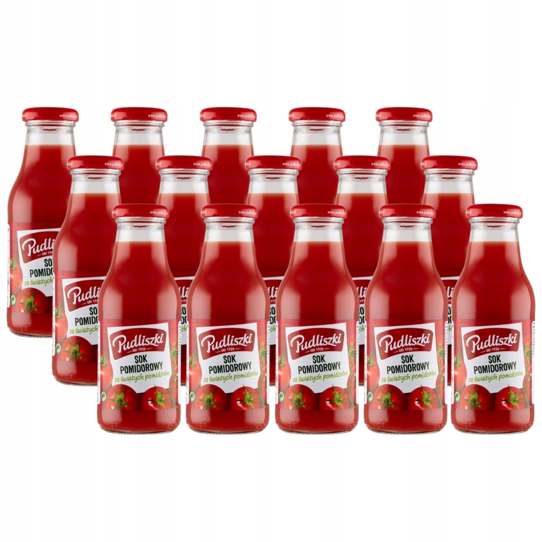 Levně Pudliszki Rajčatová šťáva z čerstvých rajčat 290 ml x 1 5 kusů