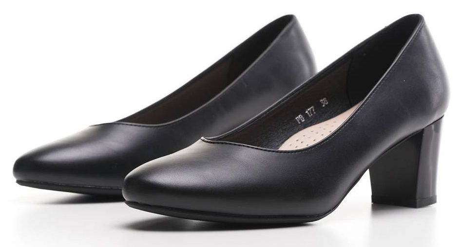 Półbuty damskie Sergio Leone DPB177CZPU czarny Pu