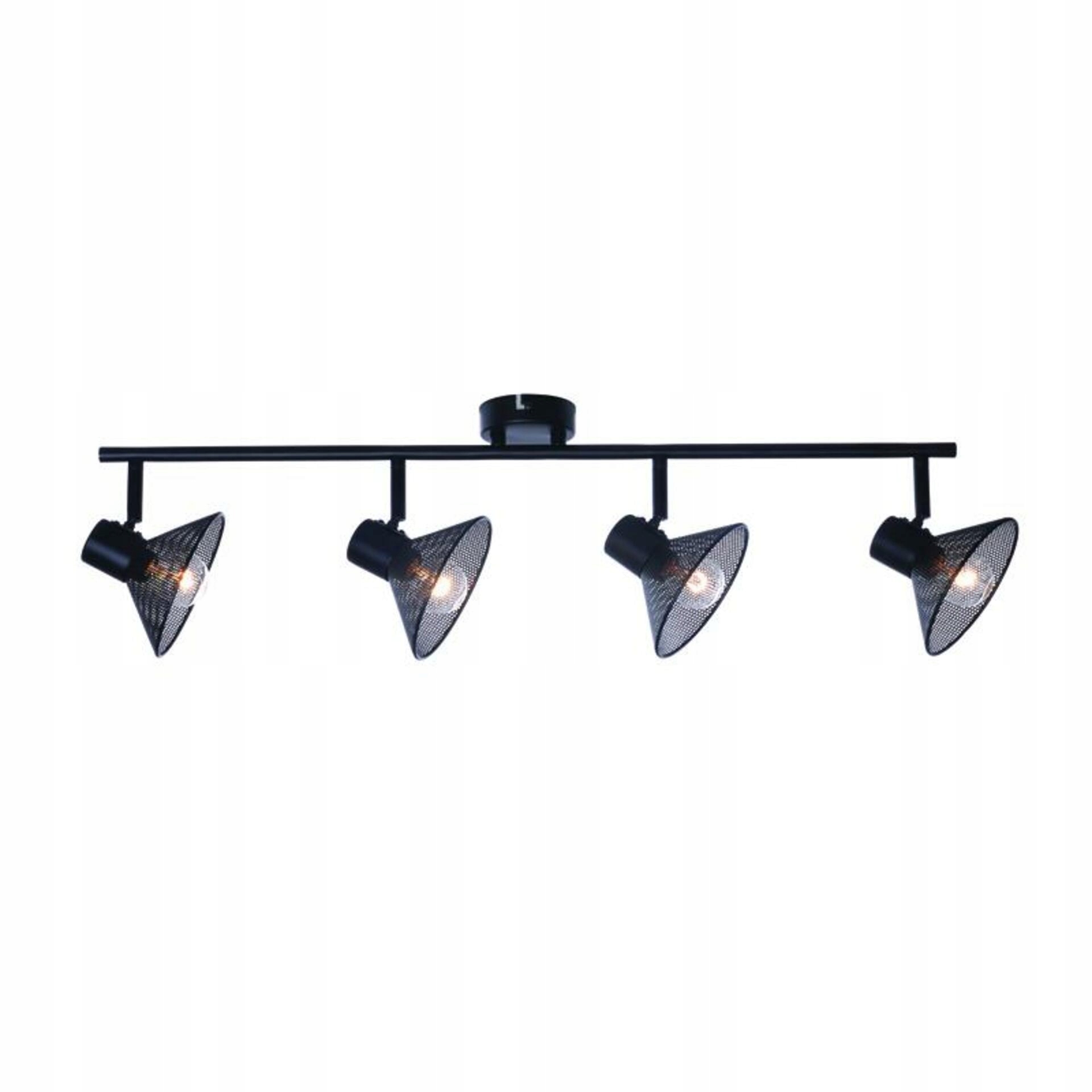 Aca Lighting nástenné a stropné svietidlo 4XE14 Paloma čierna 75X13X19CM TNK2