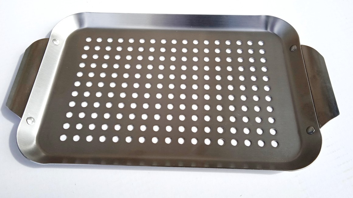 Płyta grillowa, koszyk grillowy