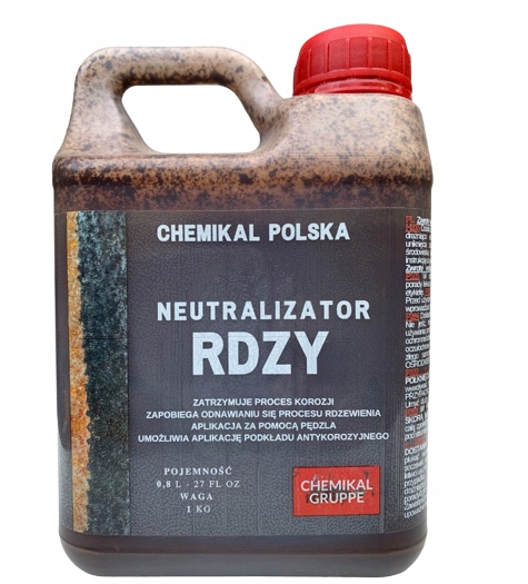 ODRDZEWIACZ NEUTRALIZATOR RDZY 1kg STOP KOROZJI EAN (GTIN) 59015414478532