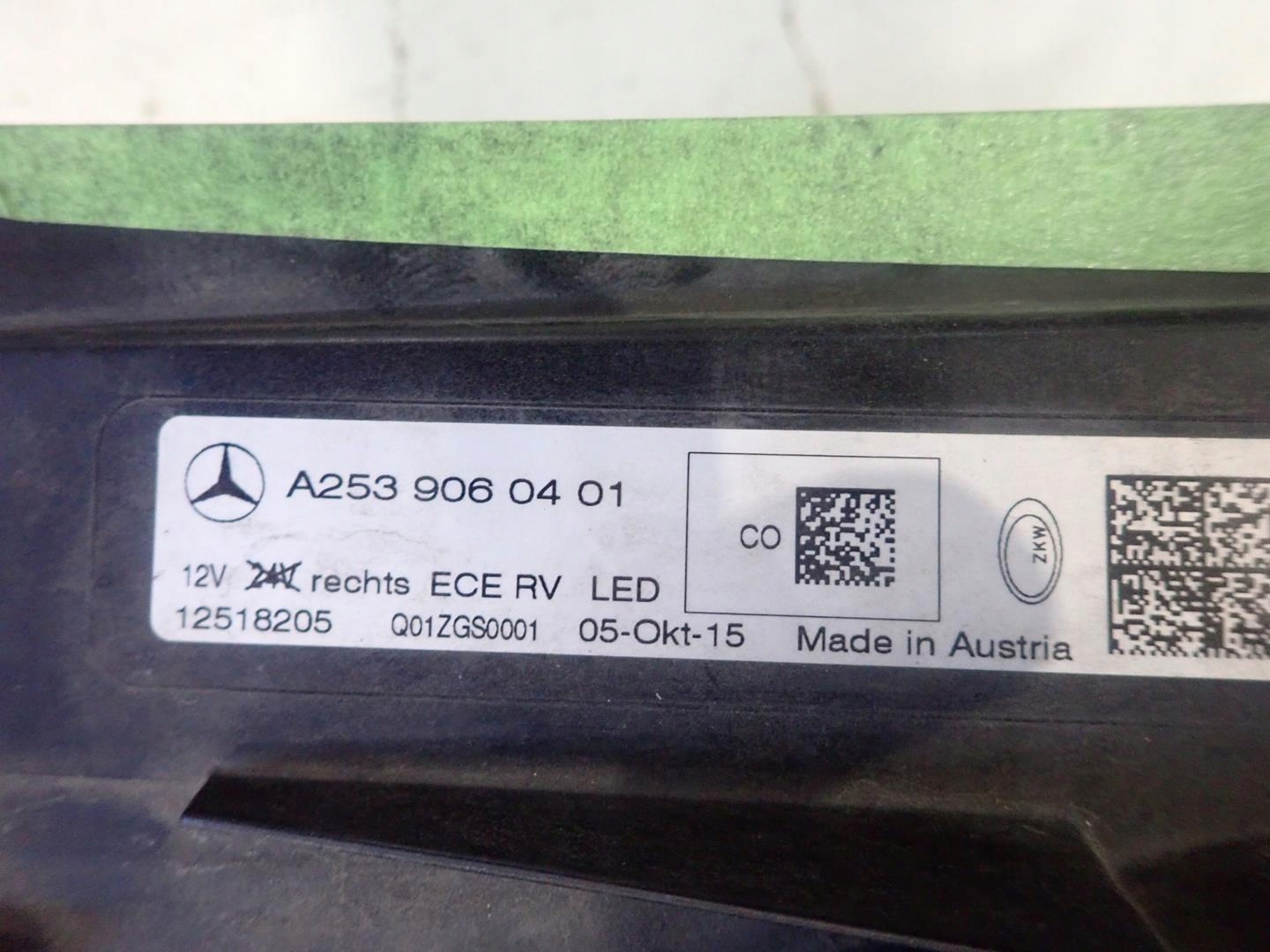 light front left MERCEDES GLC W253 FULL LED A253