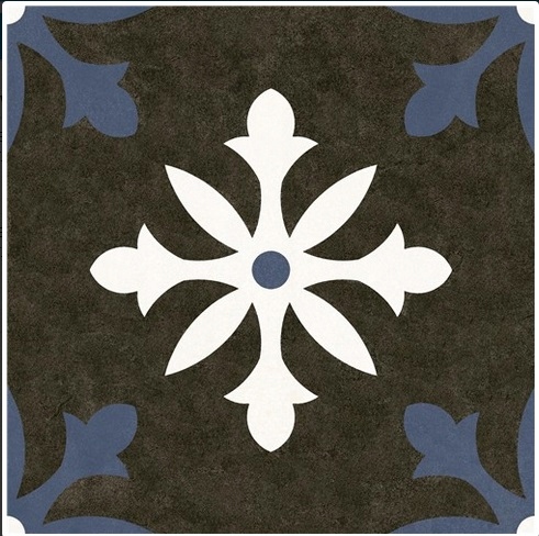 PŁYTKI PATCHWORK HALCON LIVERPOOL BLACK 33,3X33,3