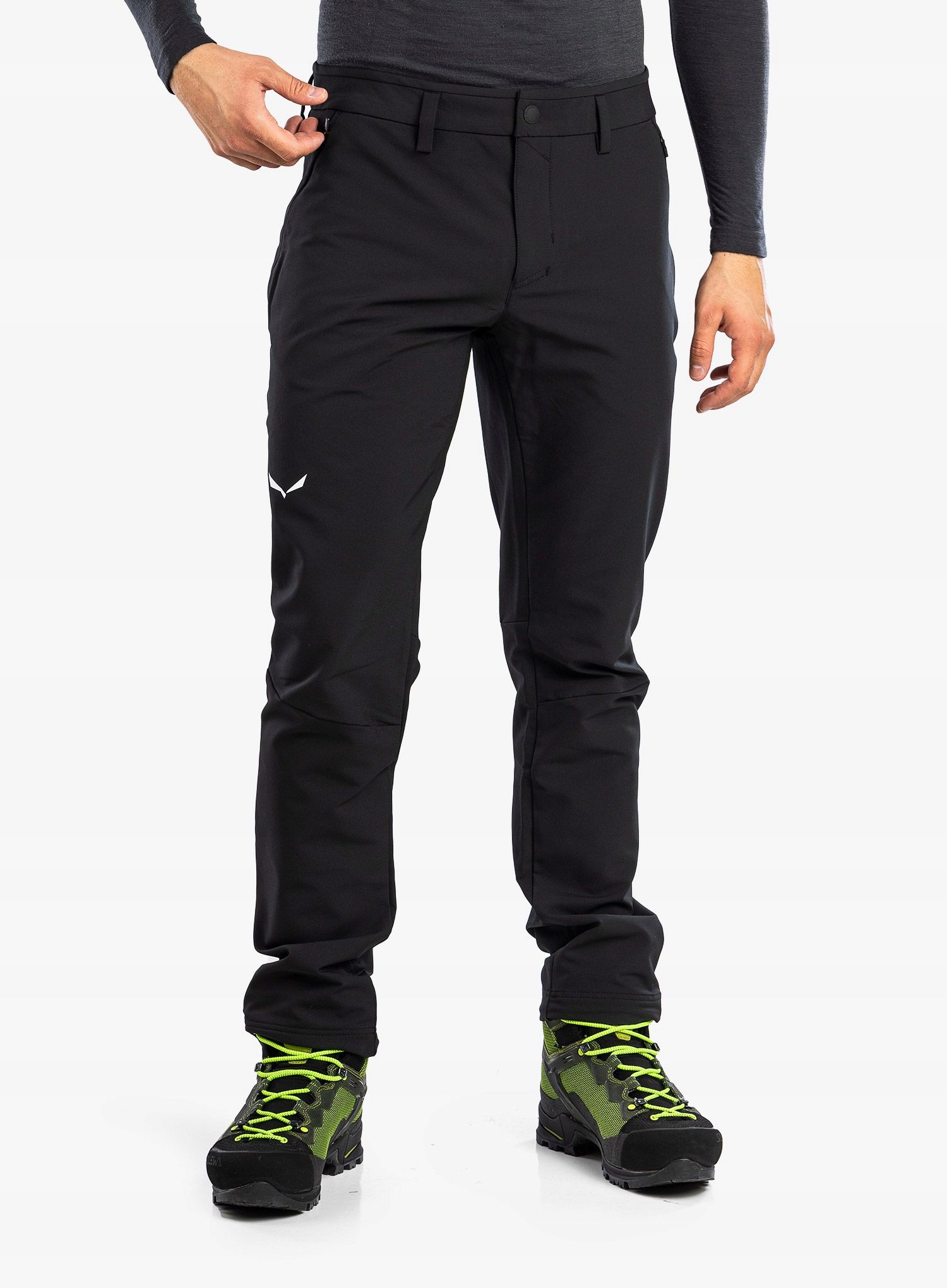 Trekové kalhoty Salewa Puez Dolomitic 2 Dst Reg Pant black out L