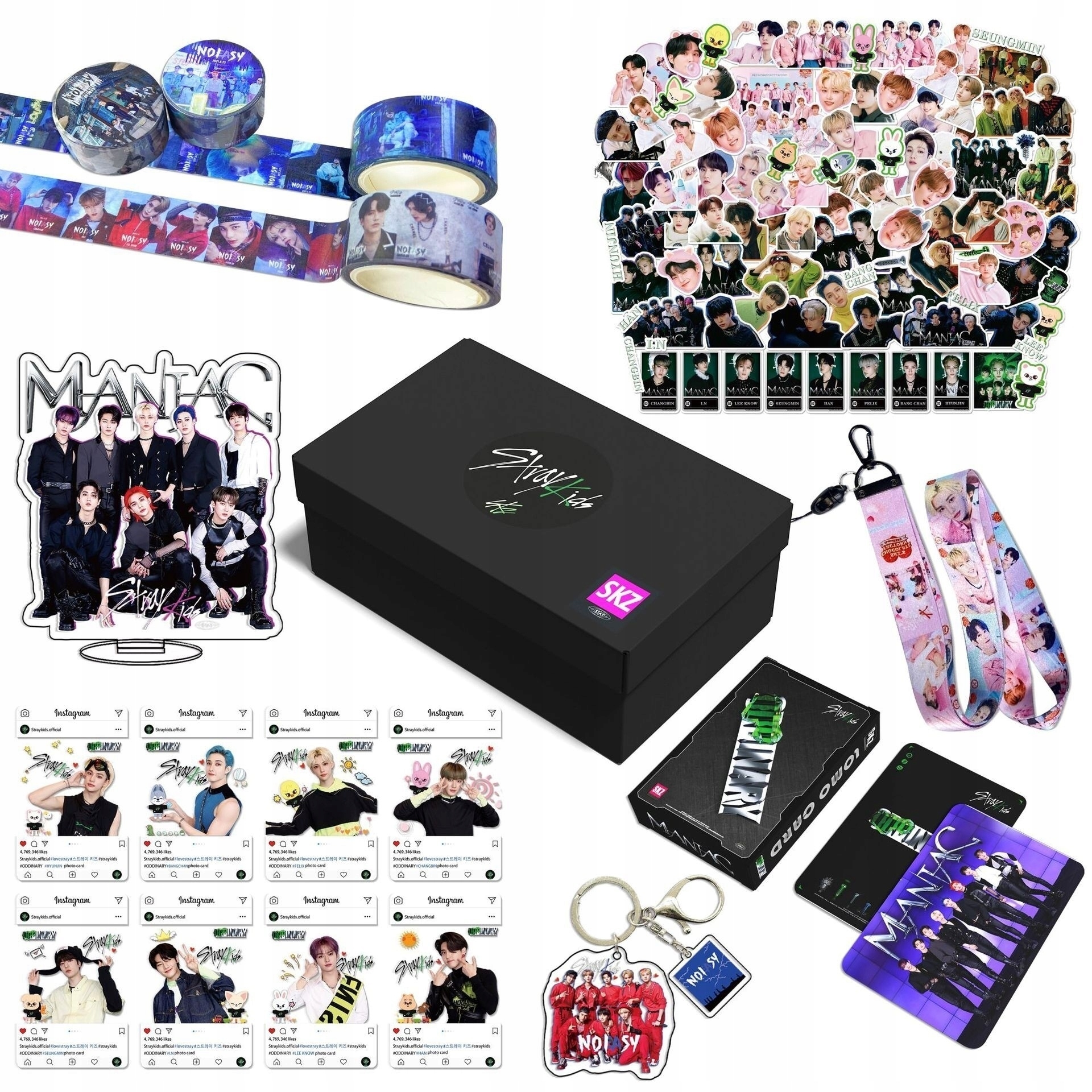 Tulufanskrr Stray Kids Merch Stray Kids zestaw artykułów dla