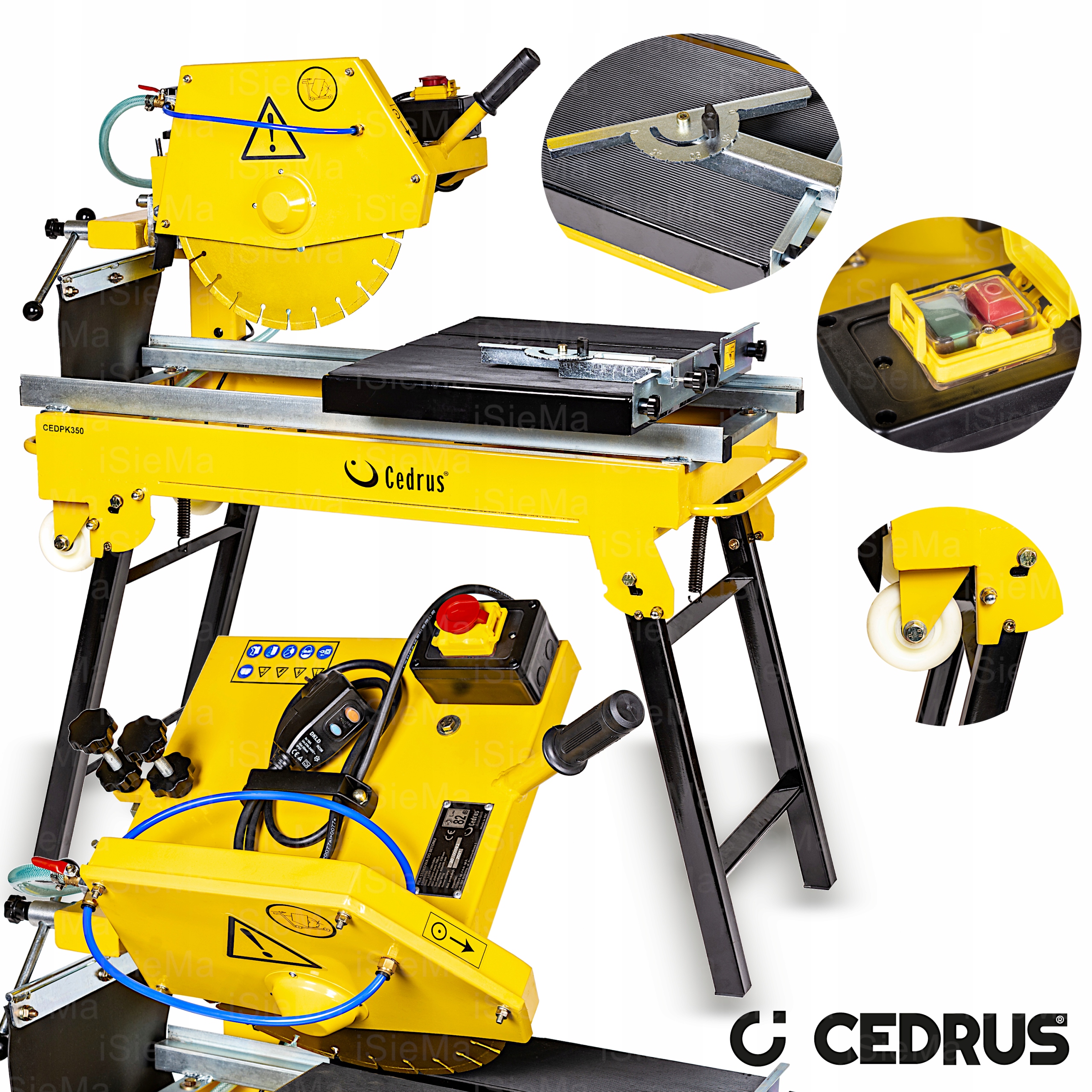 Piła stołowa elektryczne do betonu PK350 Cedrus 110 mm