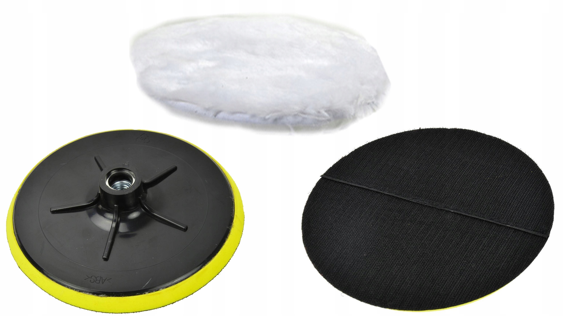 Polerka samochodowa WR-CP-2400 + + LAMPKA NA GŁOWĘ GRATIS System mocowania materiału ściernego mocowanie na rzepy