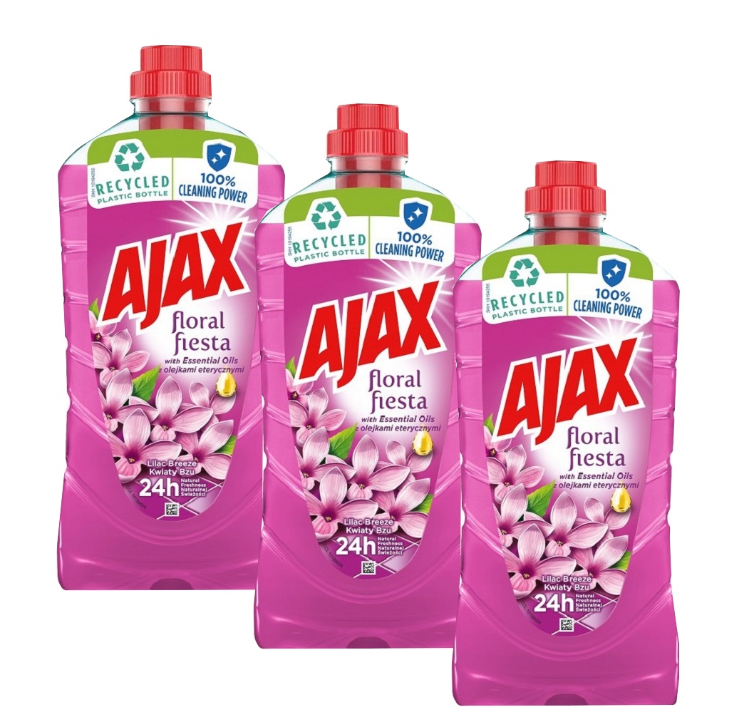 

Ajax Floral Płyn mycia podłóg kafelków Bez 3 L