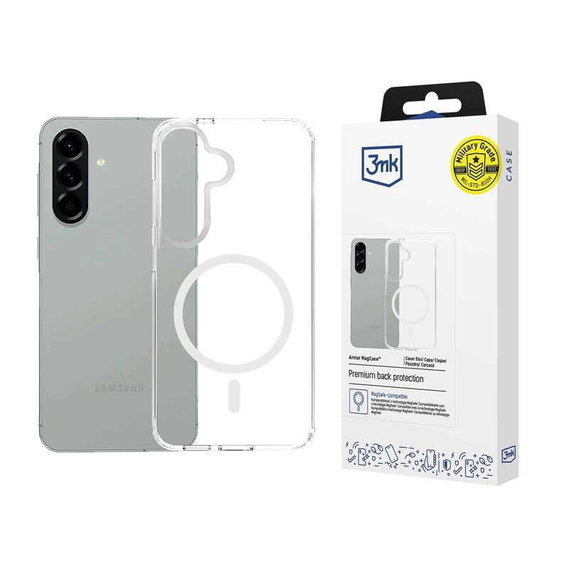 Etui Do Samsung Galaxy A57 Magsafe 3MK Armor Case Przezroczyste Oryginalne