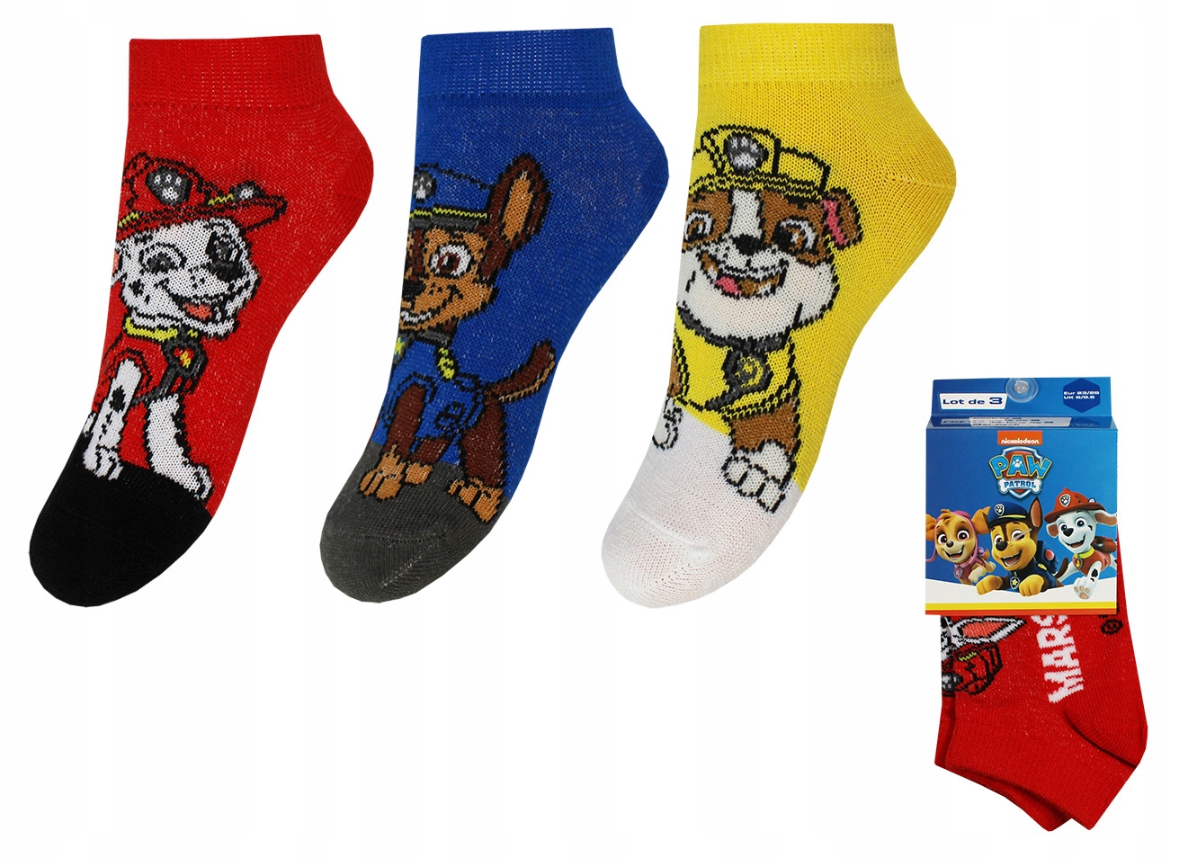 

Psi Paw Patrol Stopki Dla Dziecka 3-PAK 27/30
