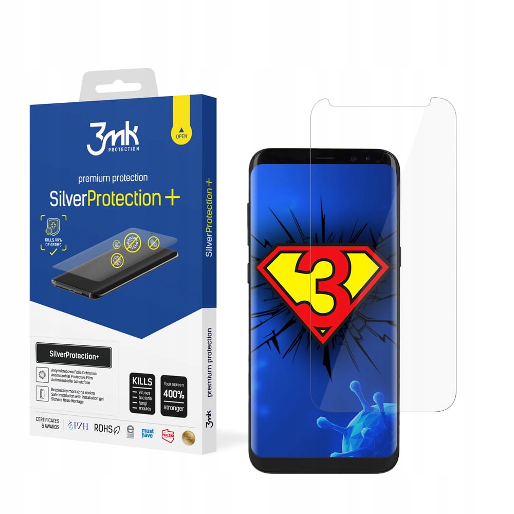

Folia 3mk SilverProtection+ do Samsung S8 Plus