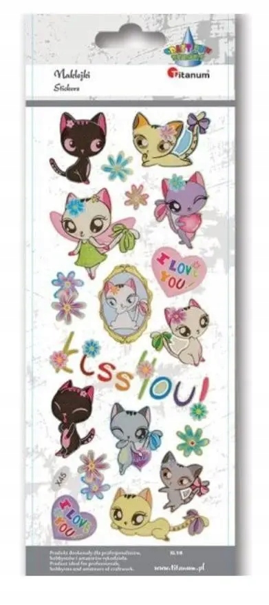 

Naklejki 3D kotki Titanum Craft-Fun Series