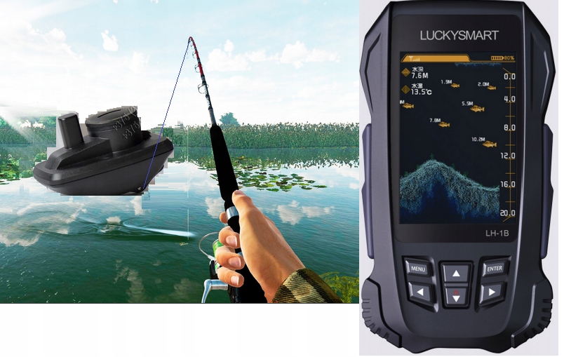 

Echosonda bezprzewodowa LH-1B dotmatrix Lucky