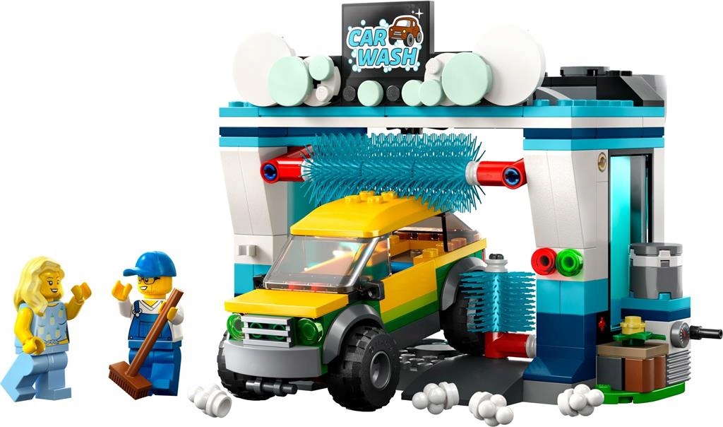 KLOCKI LEGO CITY 60362 MYJNIA SAMOCHODOWA PREZENT NA DZIEN DZIECKA + TORBA Numer produktu 60362