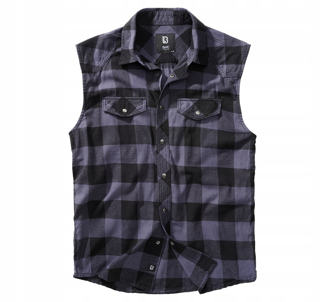 

Koszula Brandit Checkshirt sleeveless grey M
