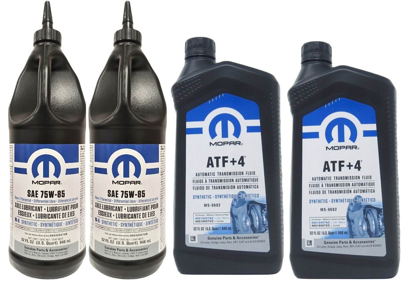 Olej Do Reduktora Oraz Mostów Jeep Grand Cherokee Dodge Durango Od 2016
