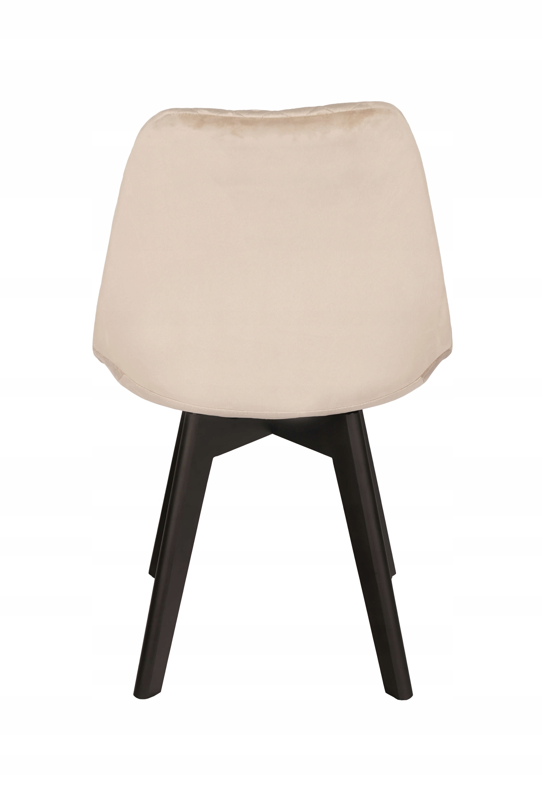 Krzesło tapicerowane drewniane Rio black beżowe Marka Meble Moskała