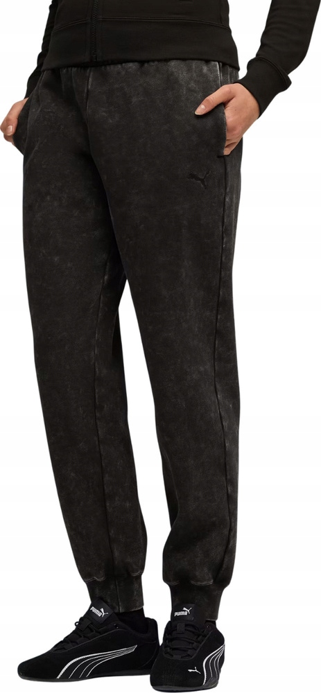 Dámské Kalhoty Puma Ess Elevated Comfort Wash Sweatpants Černé 688 velikost XL