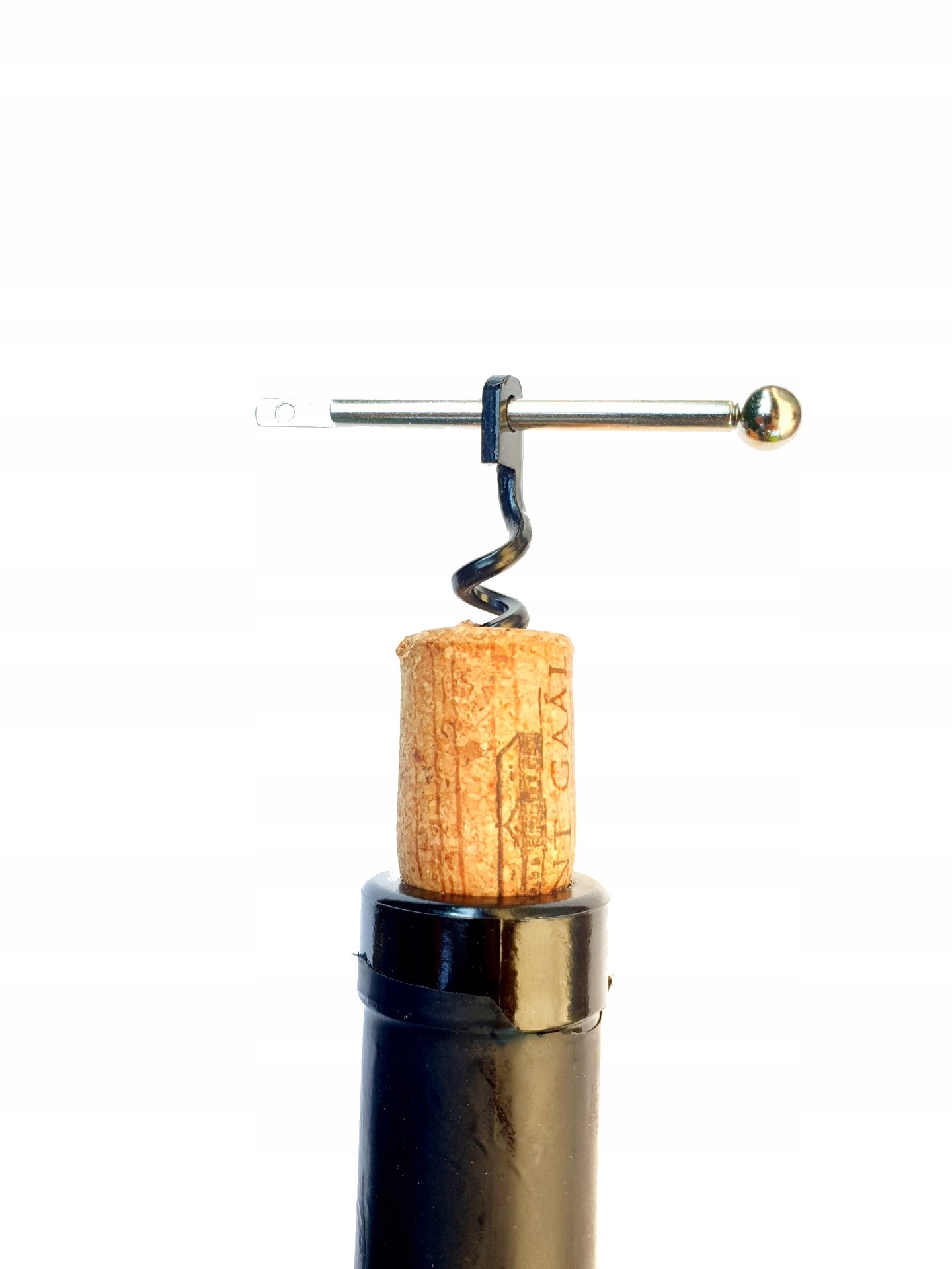 MINI KORKOCIĄG do WINA BRELOK z WYGODNĄ KLAMRĄ Model Mini korkociąg Wine Moment brelok
