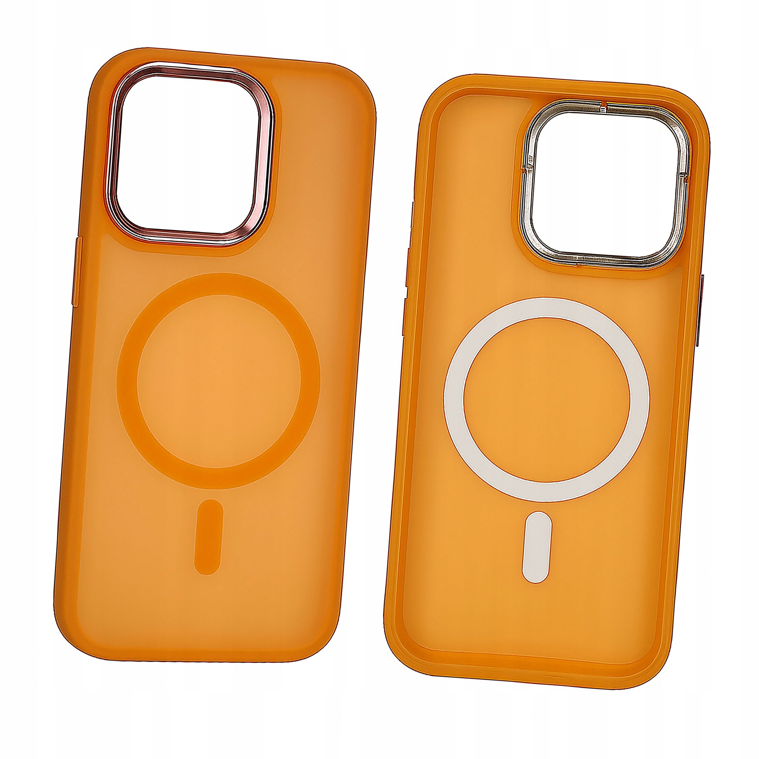 Etui plecki Magnetic Collection MagSafe do iPhone 16 Pro pomarańczowe