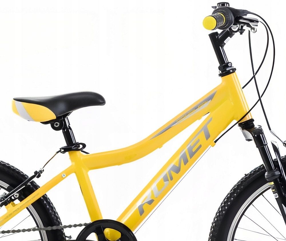 ВЕЛОСИПЕД ROMET RAMBLER KID 2 20 ДЮЙМОВ РАМА 10 ДИТЯЧА КОЛЕКЦІЯ 2024 ЖОВТИЙ