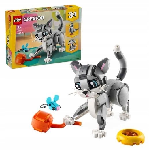 Lego(r) Creator 3v1: Psí kočka a přátelé sada pro děti 8+