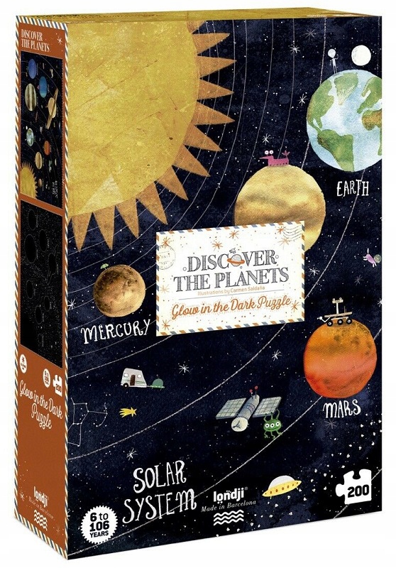 Puzzle Londji 200 elementów Puzzle Odkryj Planety 200