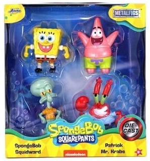 Jada Sada 4 figurek Spongebob v kalhotách 253252042