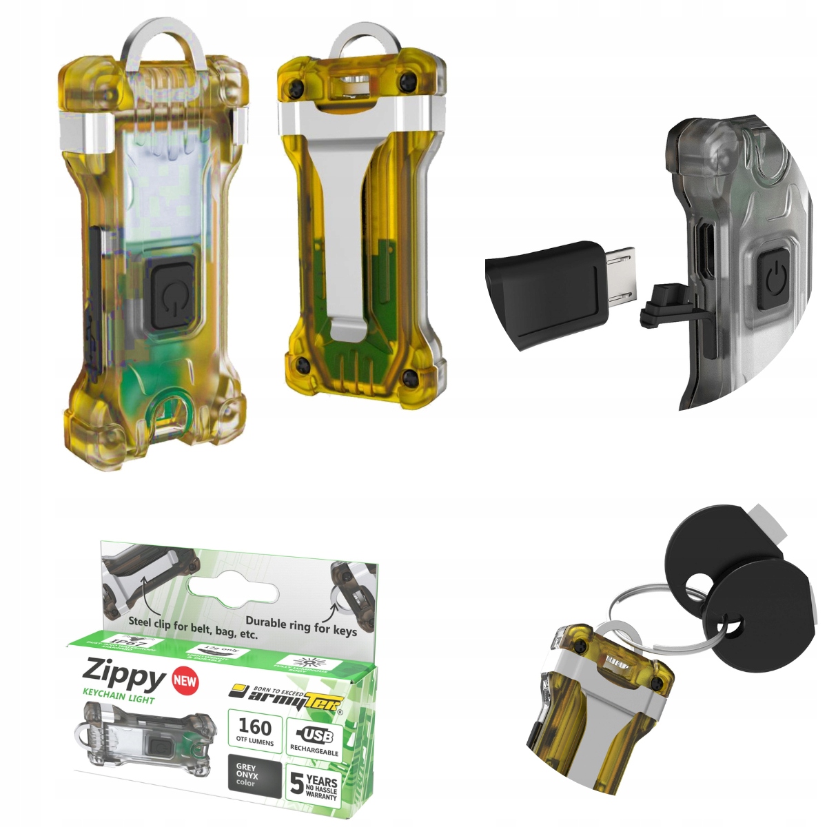 LATARKA BRELOKOWA WIELOFUNKCYJNA ARMYTEK ZIPPY