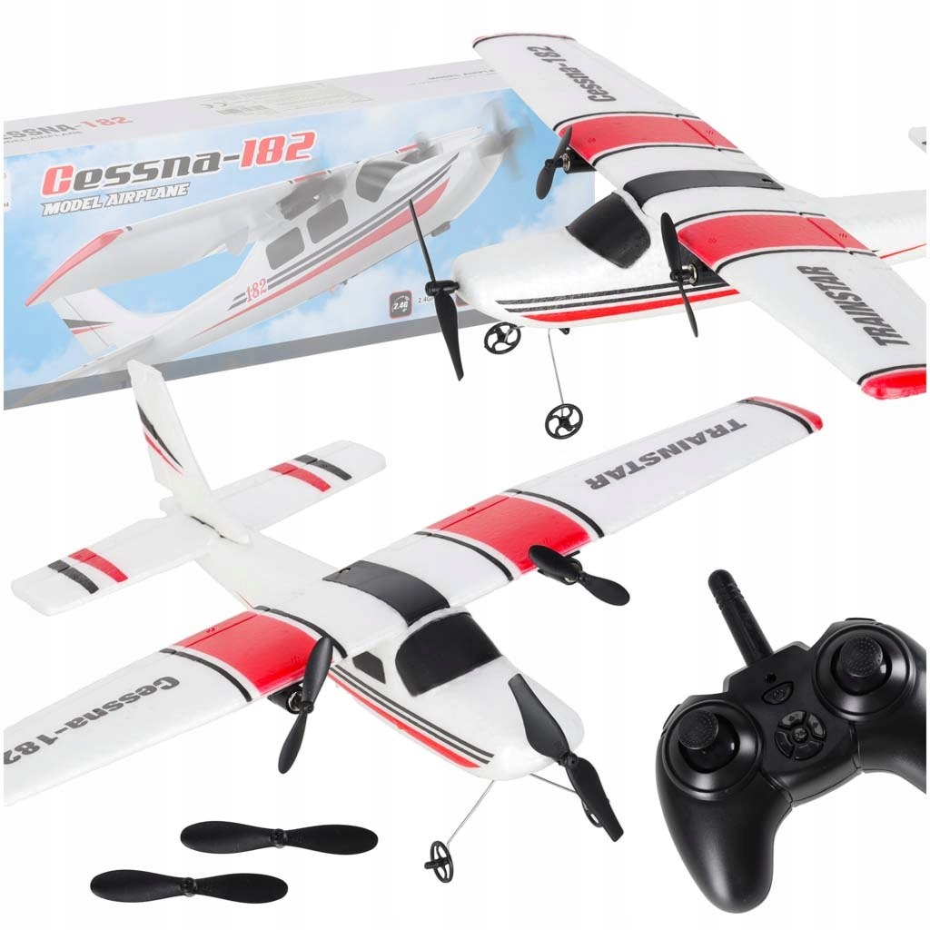 Samolot zdalnie sterowany Cessna 182 szybowiec akrobata 2,4GHz Kik