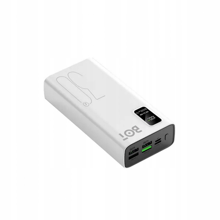 Bot Velkokapacitní powerbanka P12 30000mAh 22.5W bílá