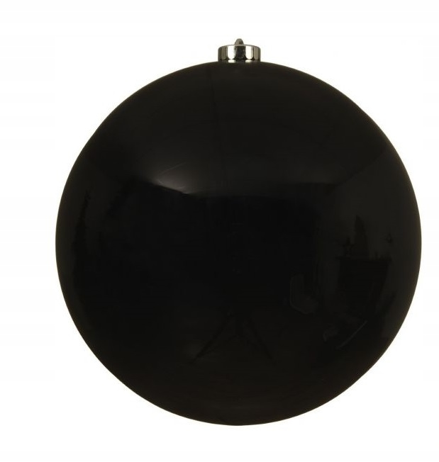 

Bombka Na Choinkę Świąteczna Ozdobna Czarna 20CM